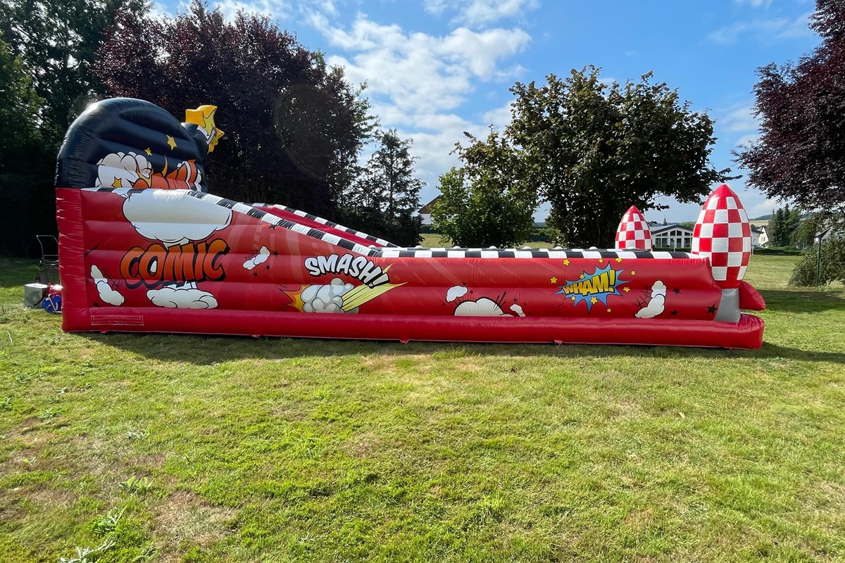 Interaktiver Bungee-Run Seitenansicht